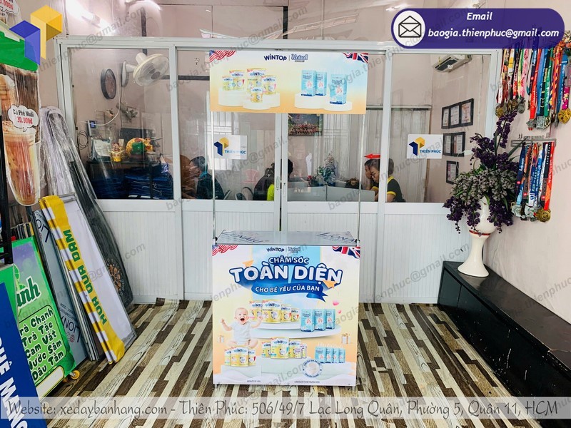 Yếu tố quan trọng khi chọn mua thiết kế booth quảng cáo ngoài trời